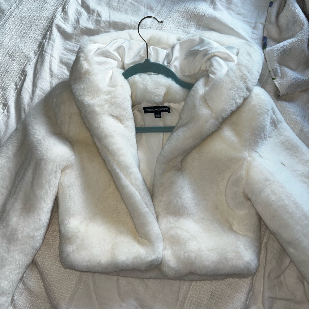 Naked wardrobe furr jacket